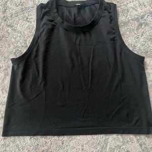 Lululemon Cropped Black Tank